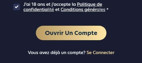 accepter les conditions générales de casino